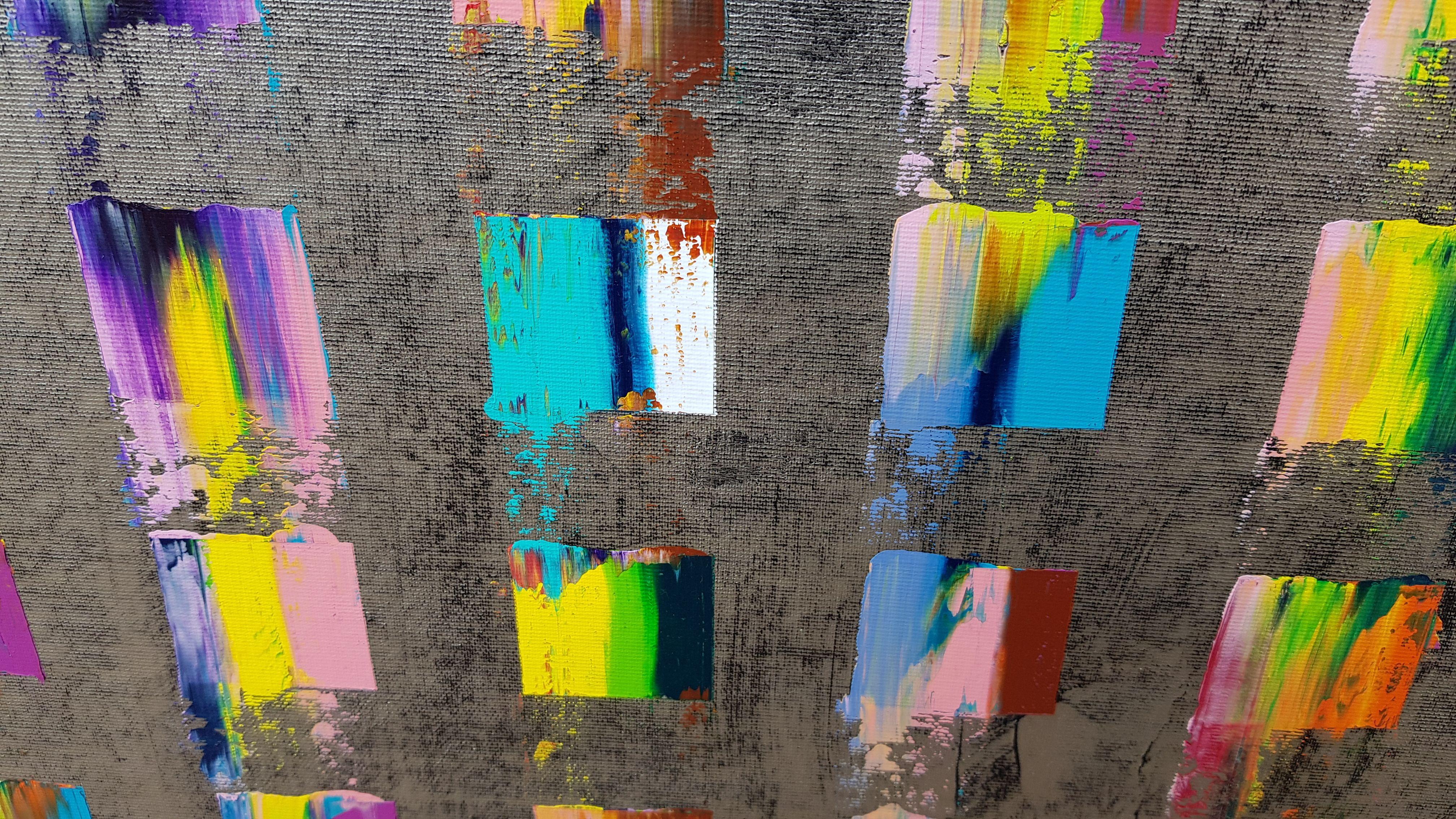 Un quadro astratto moderno a spatola, unico nel suo genere, della collezione ''Balance'', in cui cerco di sottolineare quanto sia importante trovare l'equilibrio nella nostra vita.      Questo quadro astratto moderno e di grandi dimensioni emana un