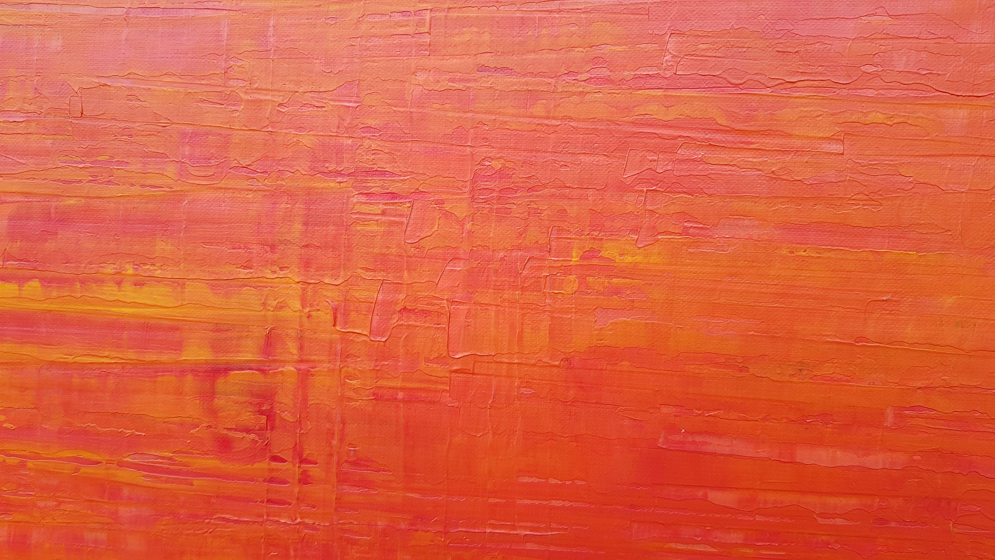 Tramonto ardente, Pittura, Acrilico su tela - Painting di Ivana Olbricht