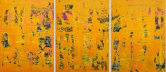 Abril loco nº 3 - Tríptico, Pintura, Acrílico sobre lienzo