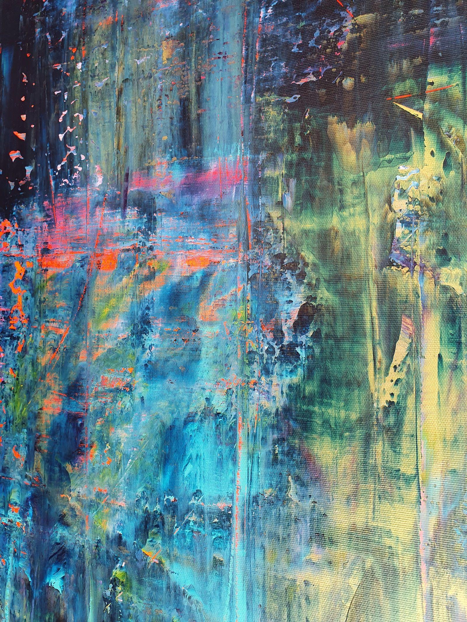 Ivana Olbricht - Dancing in the moonlight, Painting, Acrylic on Canvas