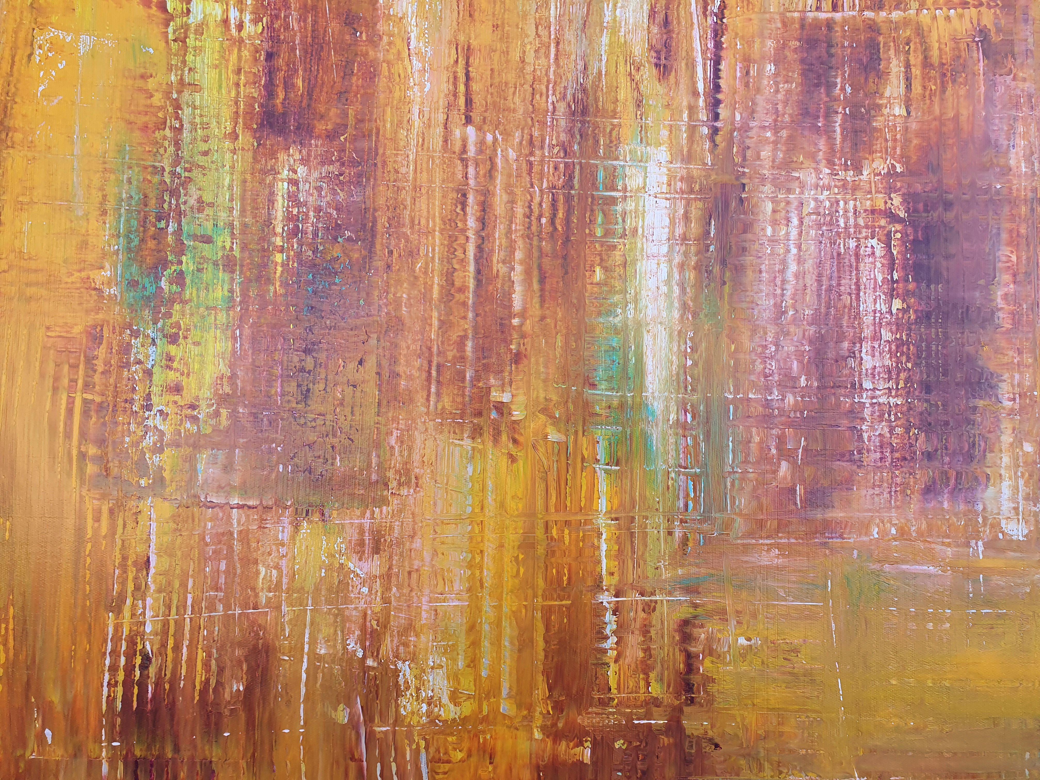 Un quadro astratto moderno e originale, unico nel suo genere, della collezione 