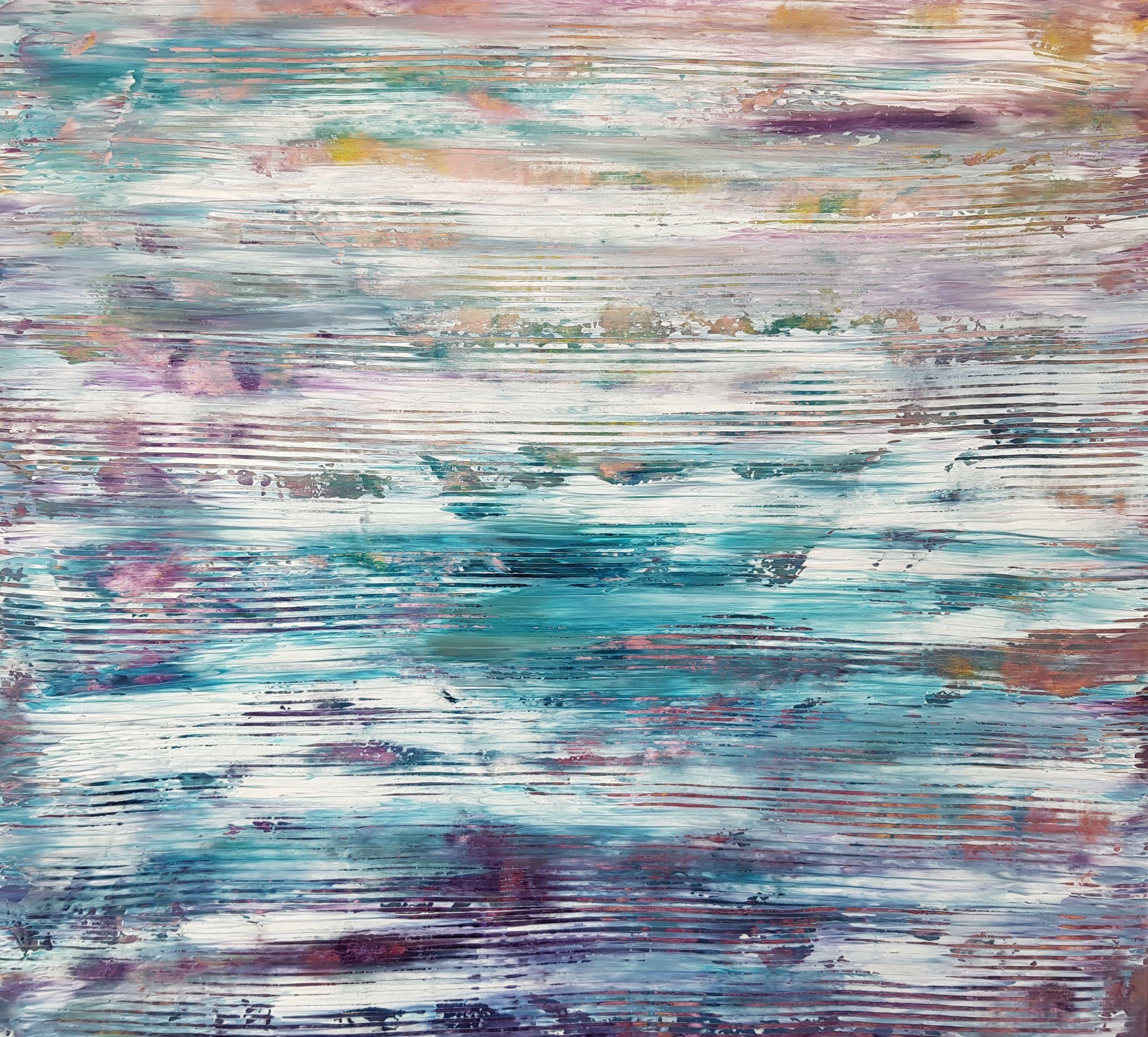 Abstract Painting di Ivana Olbricht - Trova la via d'uscita, Pittura, Acrilico su tela