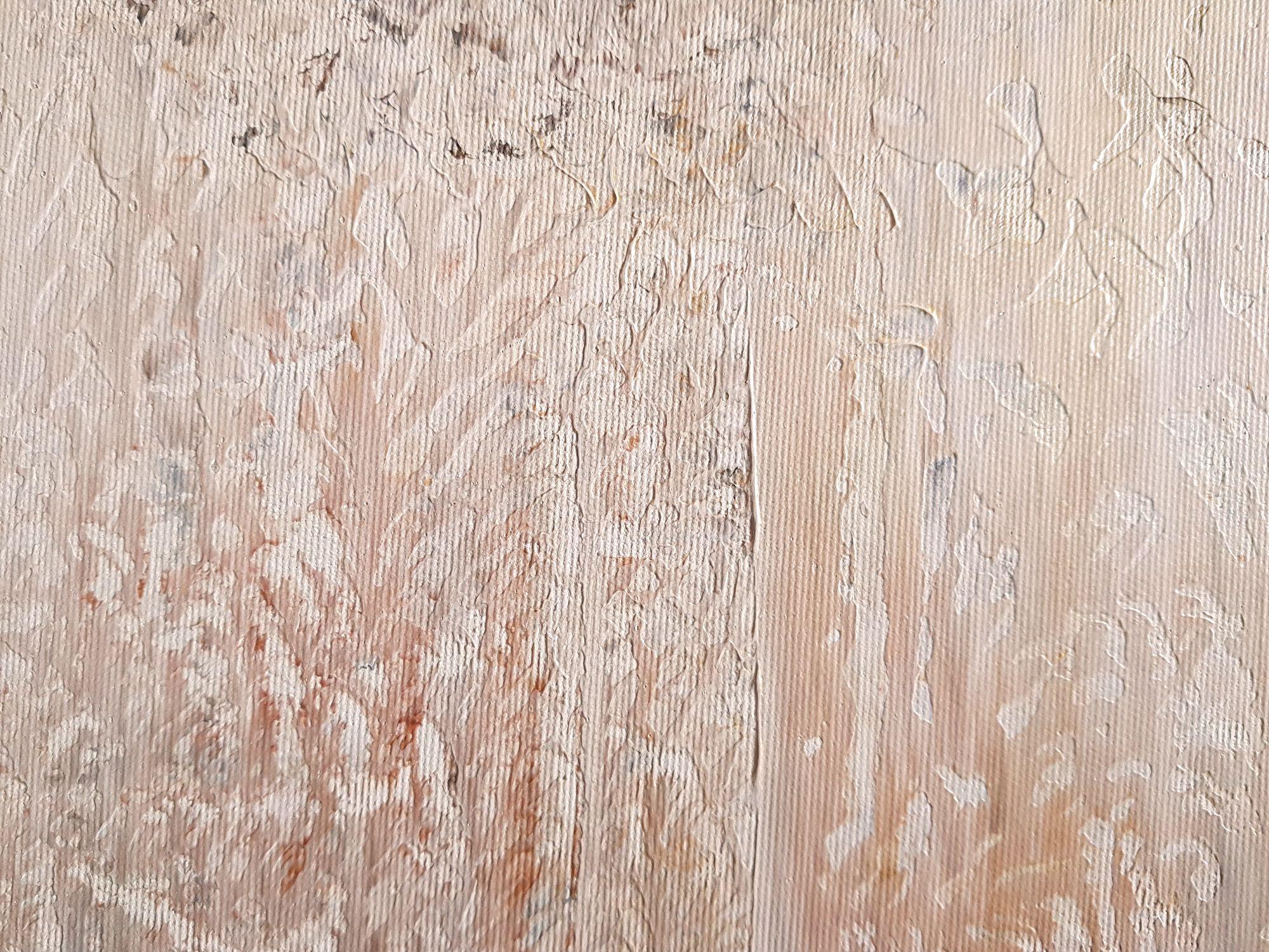 Velo dorado, Pintura, Acrílico sobre lienzo - Painting Abstracto de Ivana Olbricht
