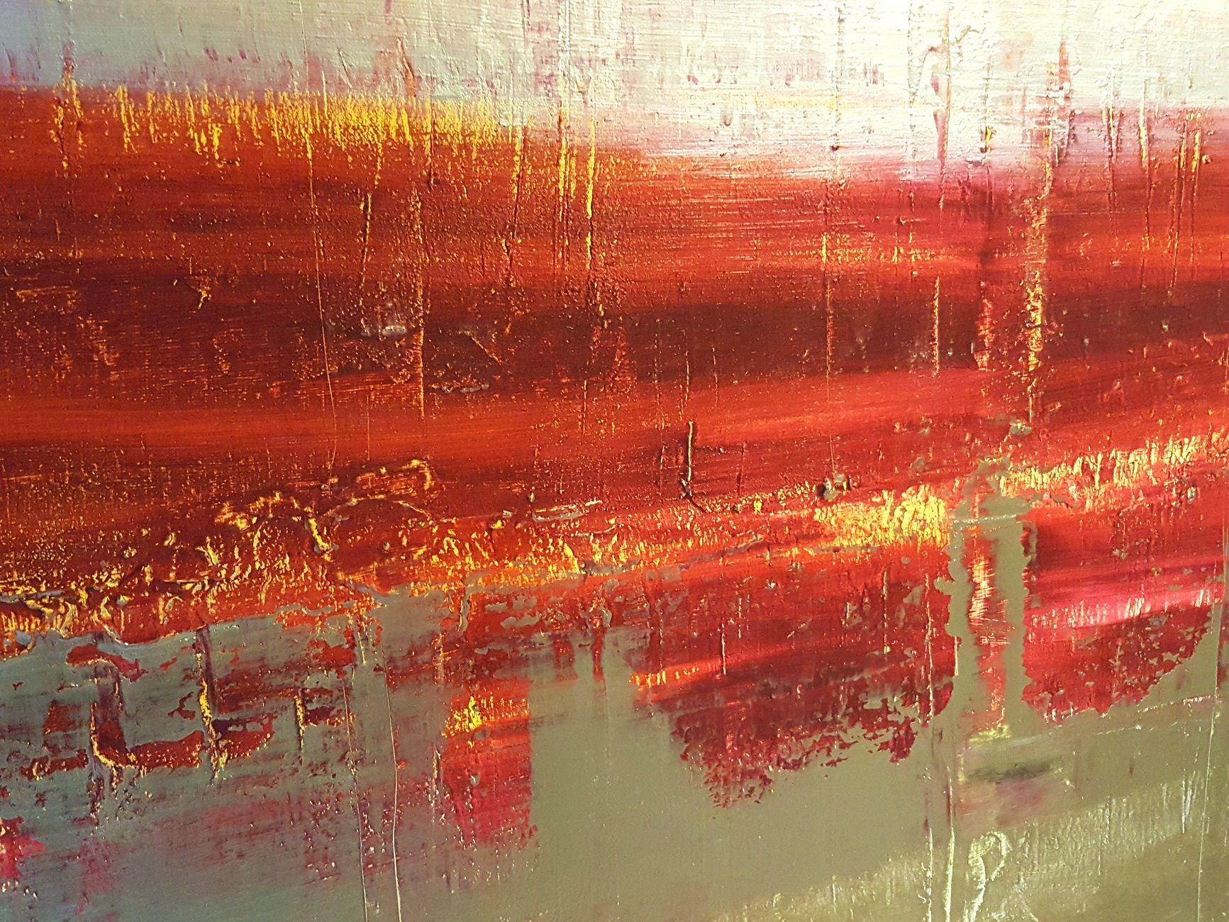Hot frost, Painting, Acrylic on Canvas For Sale 2