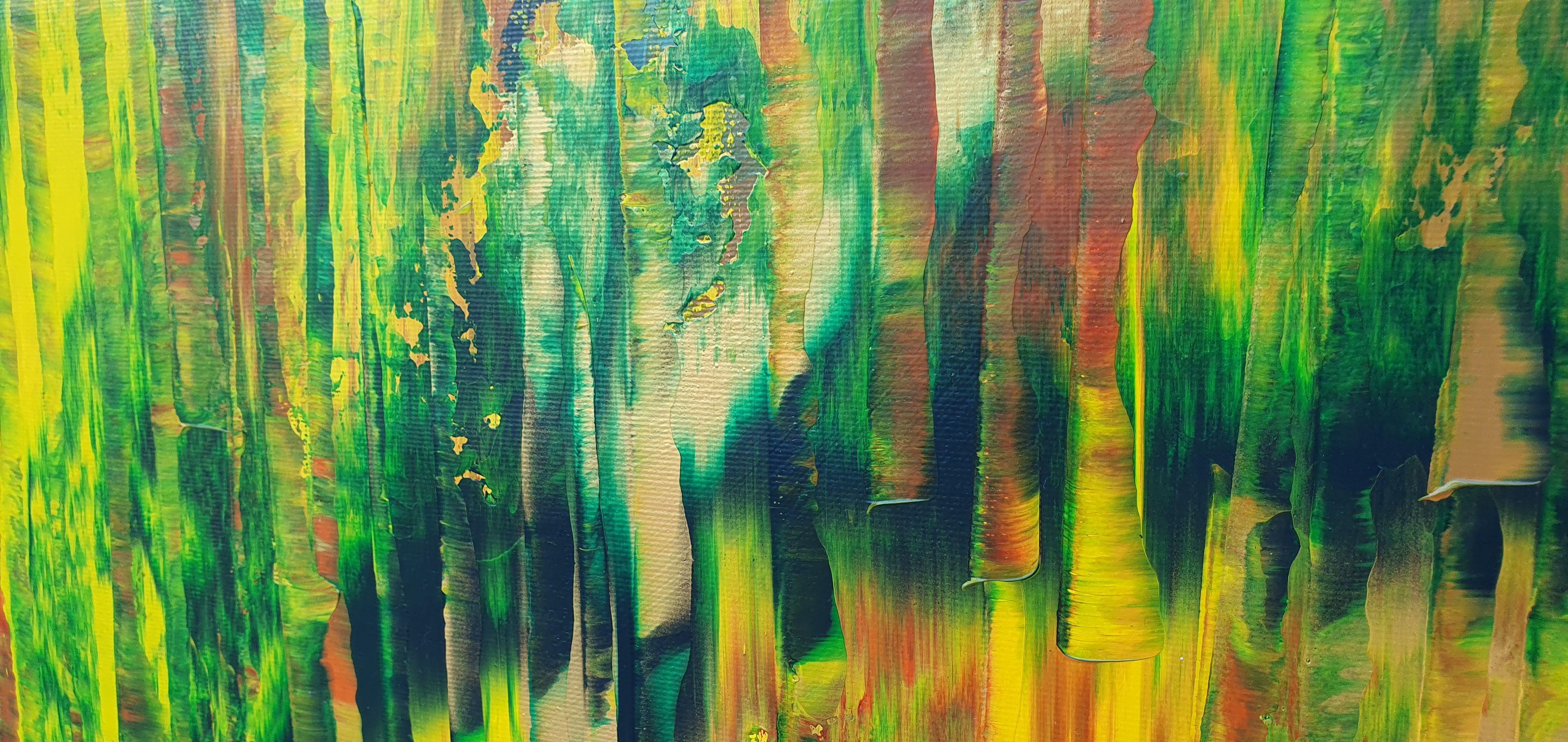 Je vous rencontrerai dans la forêt, peinture, acrylique sur toile - Painting de Ivana Olbricht