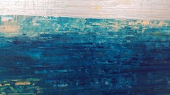 Nebliger Horizont, Malerei, Acryl auf Leinwand