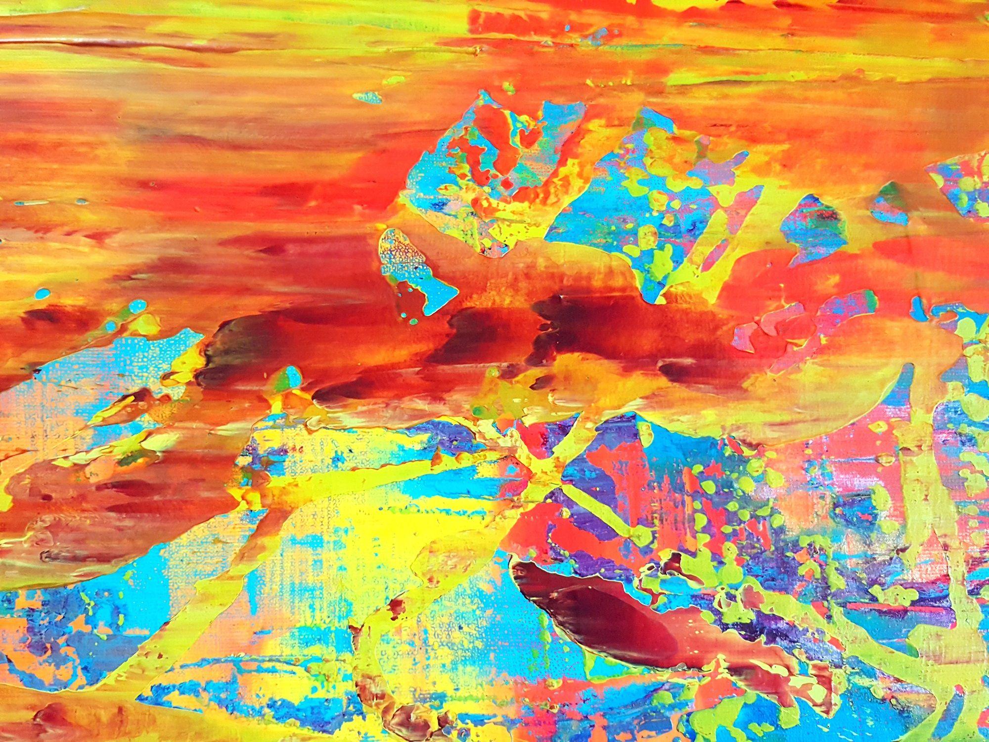 Niente può distruggere il tuo spirito, Pittura, Acrilico su tela - Painting di Ivana Olbricht