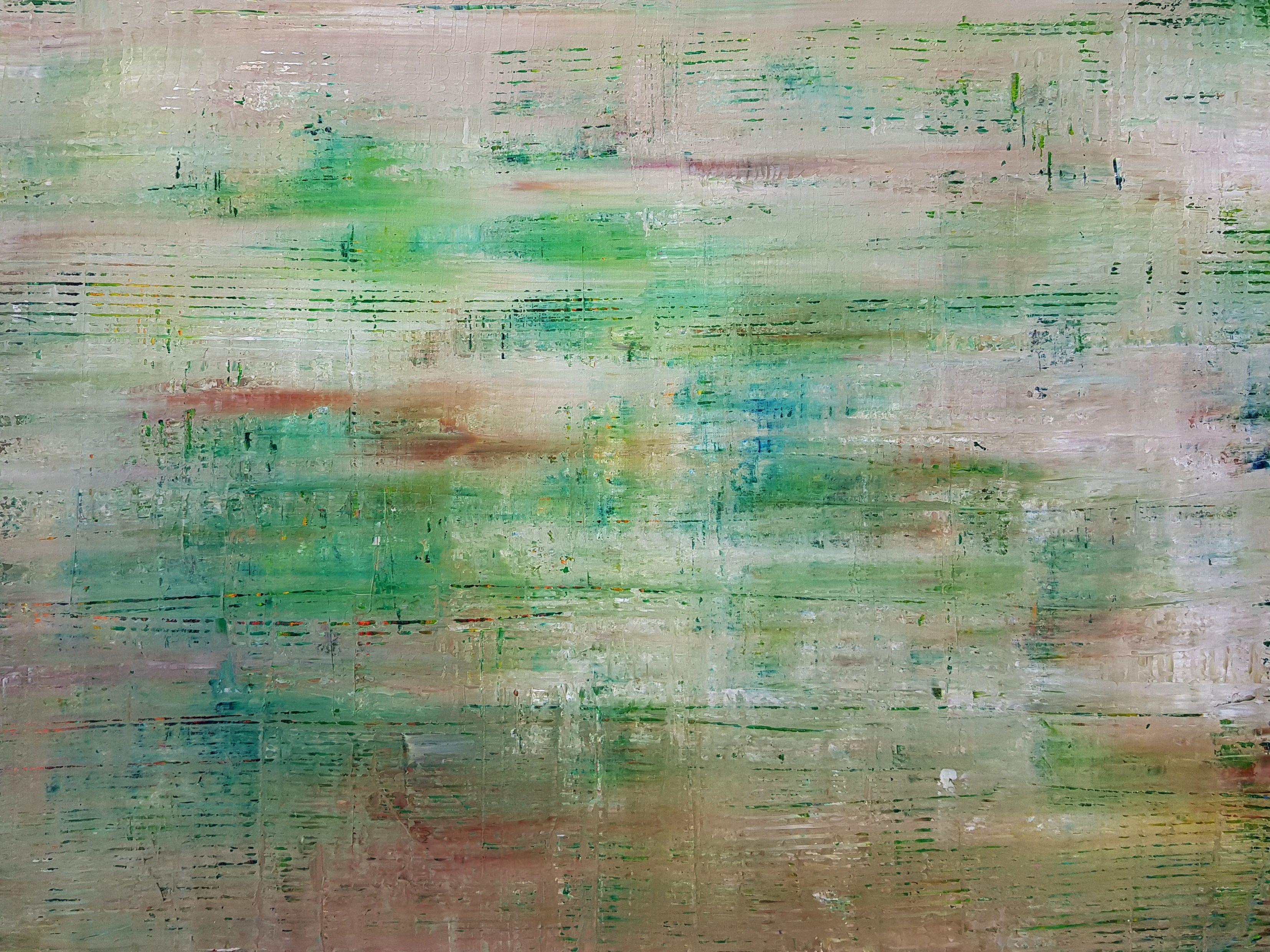 Ivana Olbricht Abstract Painting - Peaceful day, Painting, Acrylic on Canvas