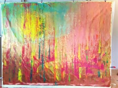 Rolling Sun, Painting, Acrylic on Canvas