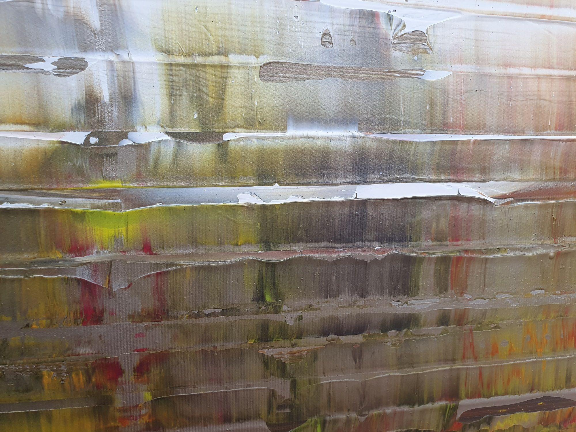 Segeln durch Grünland, Gemälde, Acryl auf Leinwand (Abstrakt), Painting, von Ivana Olbricht
