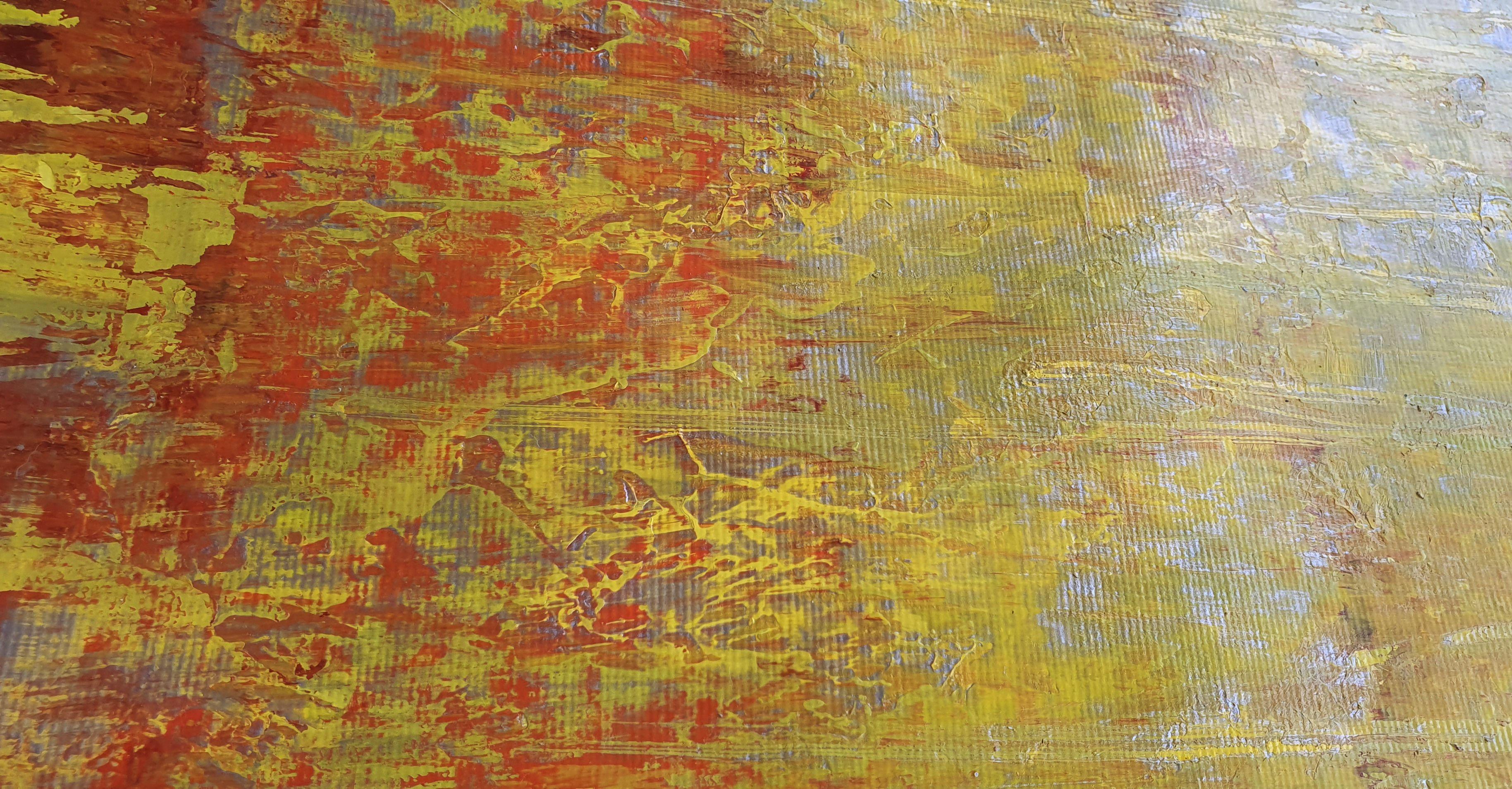 Savanna grassland, Painting, Acrylic on Canvas For Sale 2