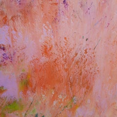 Spring fields of Netherlands, Painting, Acrylic on Glass