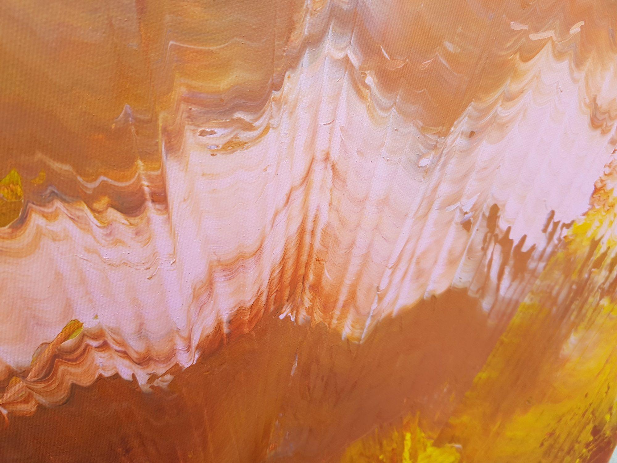 Nubes de tormenta, Pintura, Acrílico sobre lienzo - Painting Abstracto de Ivana Olbricht