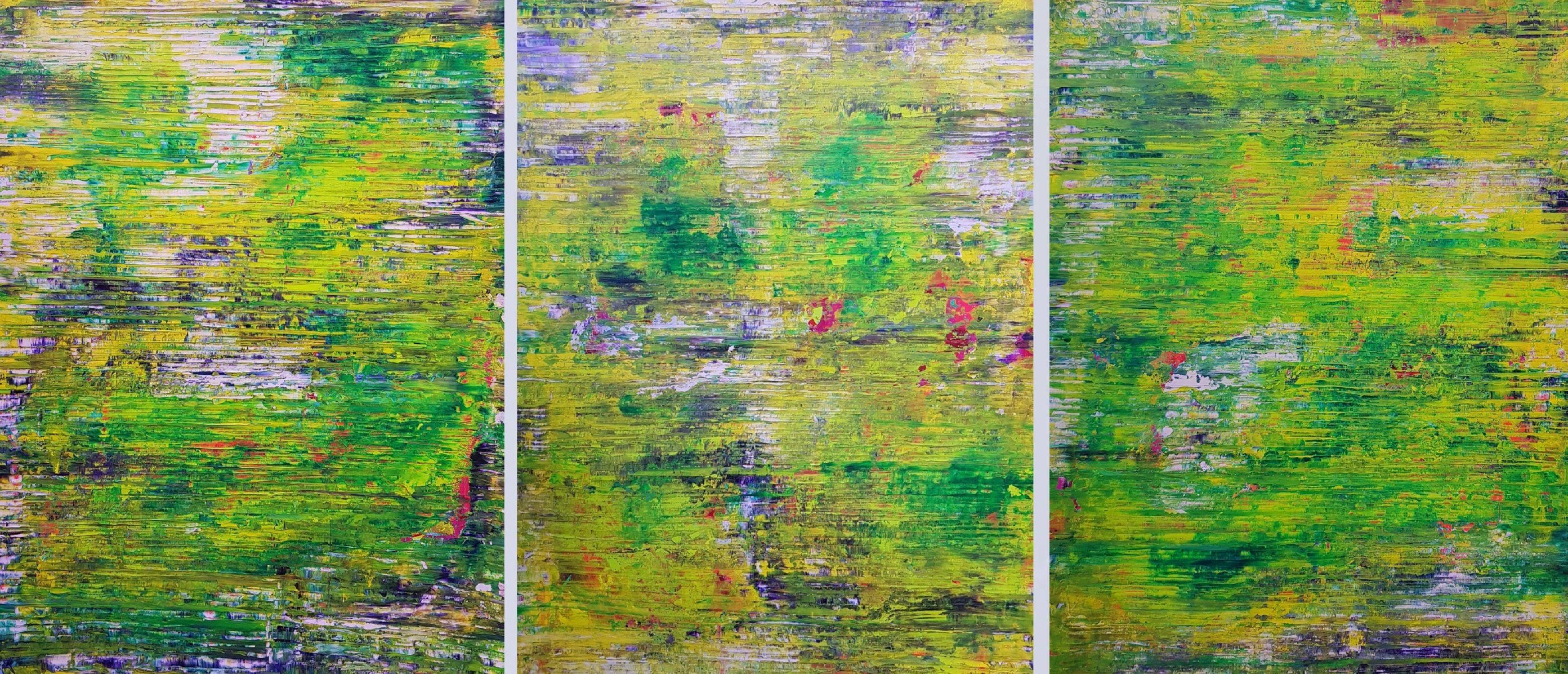Ivana Olbricht Abstract Painting - The Lungs of the Planet, Painting, Acrylic on Canvas