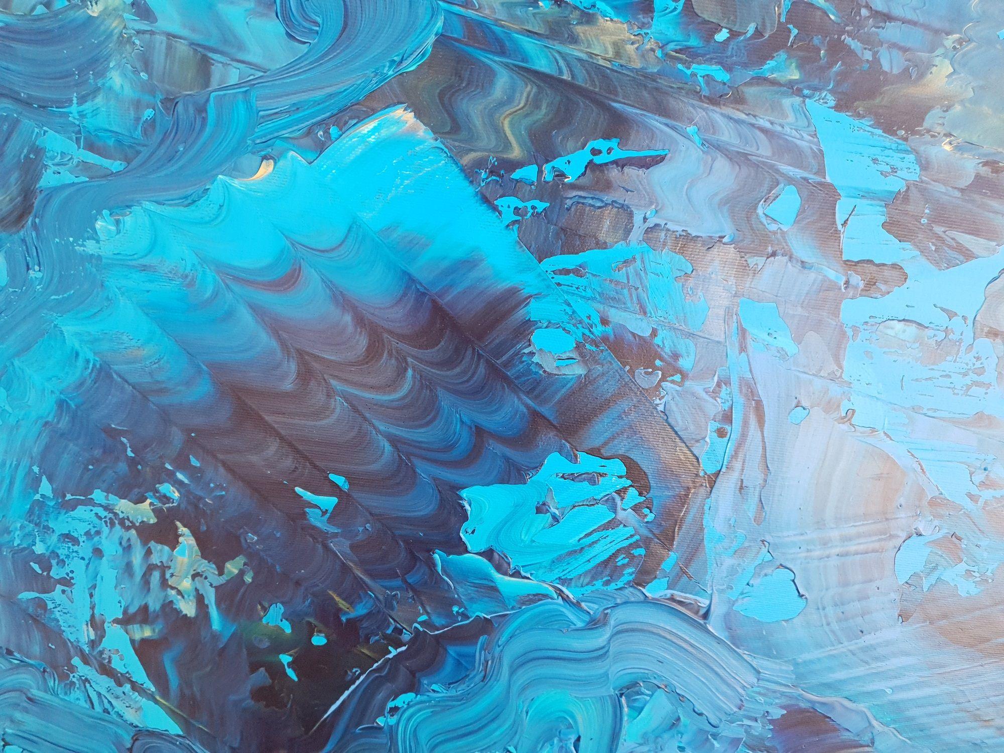 Tra le nuvole della vita, Pittura, Acrilico su tela - Painting Astratto di Ivana Olbricht