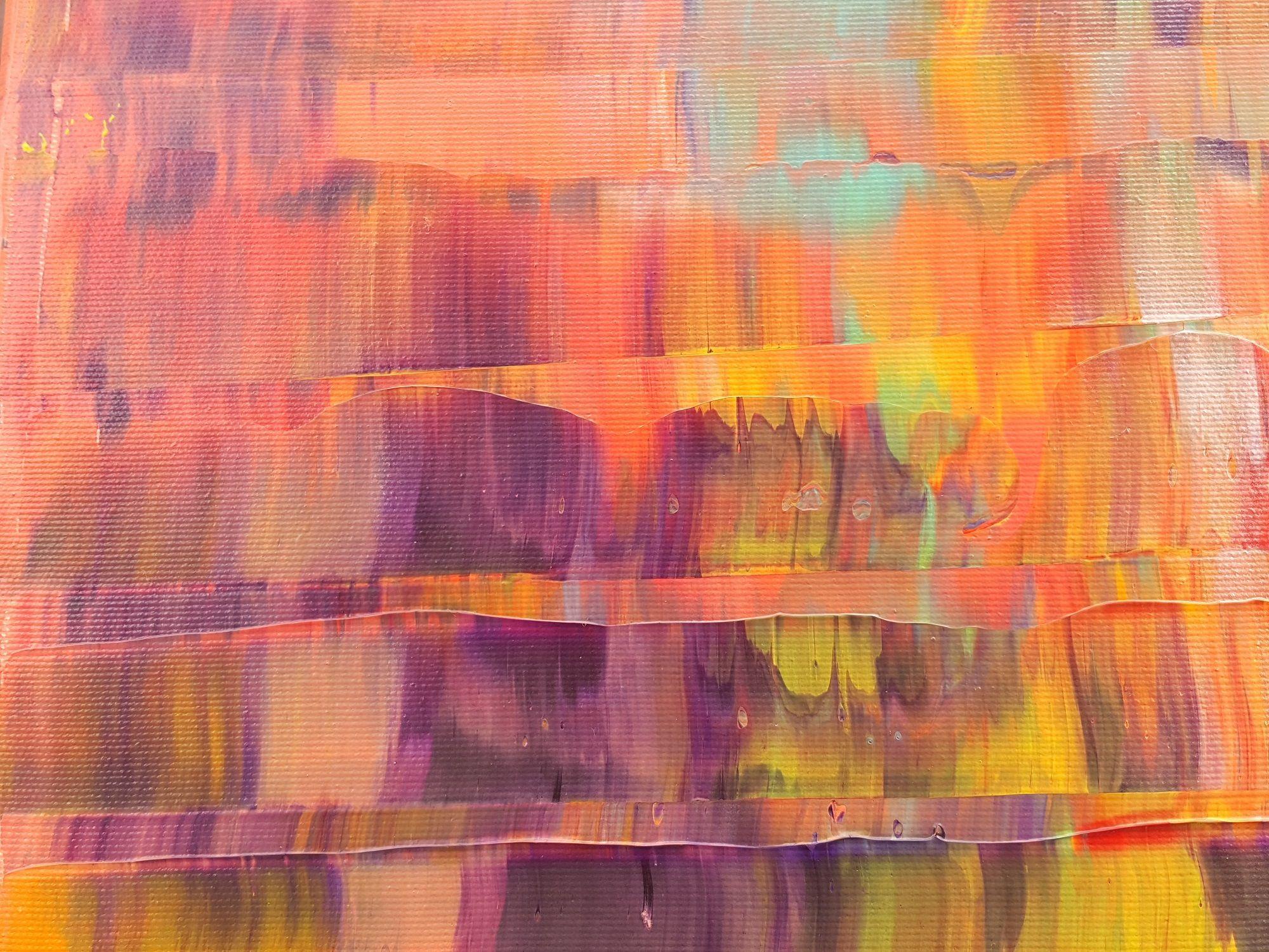 Regno irraggiungibile, Pittura, Acrilico su tela - Painting di Ivana Olbricht