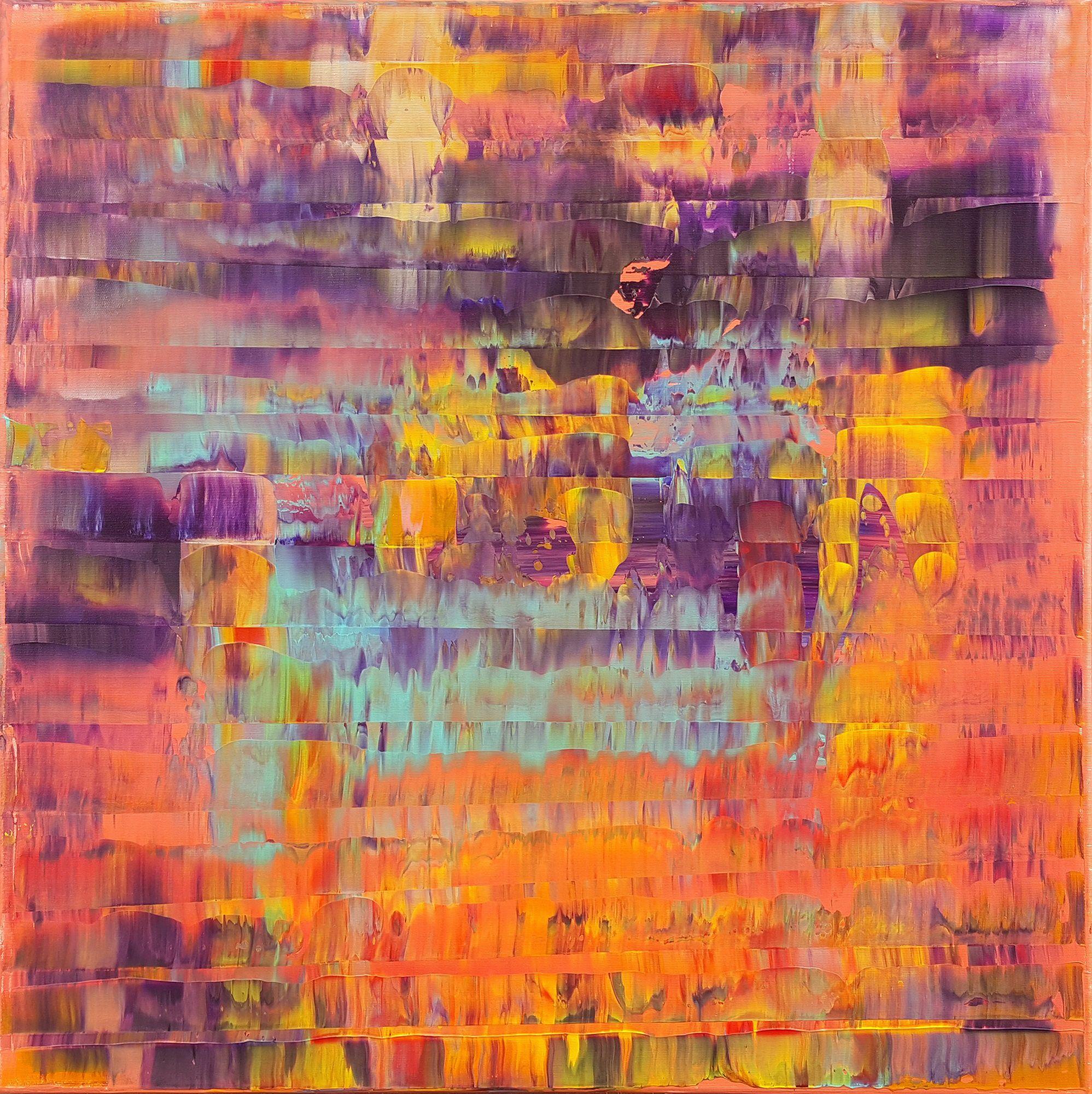 Abstract Painting di Ivana Olbricht - Regno irraggiungibile, Pittura, Acrilico su tela