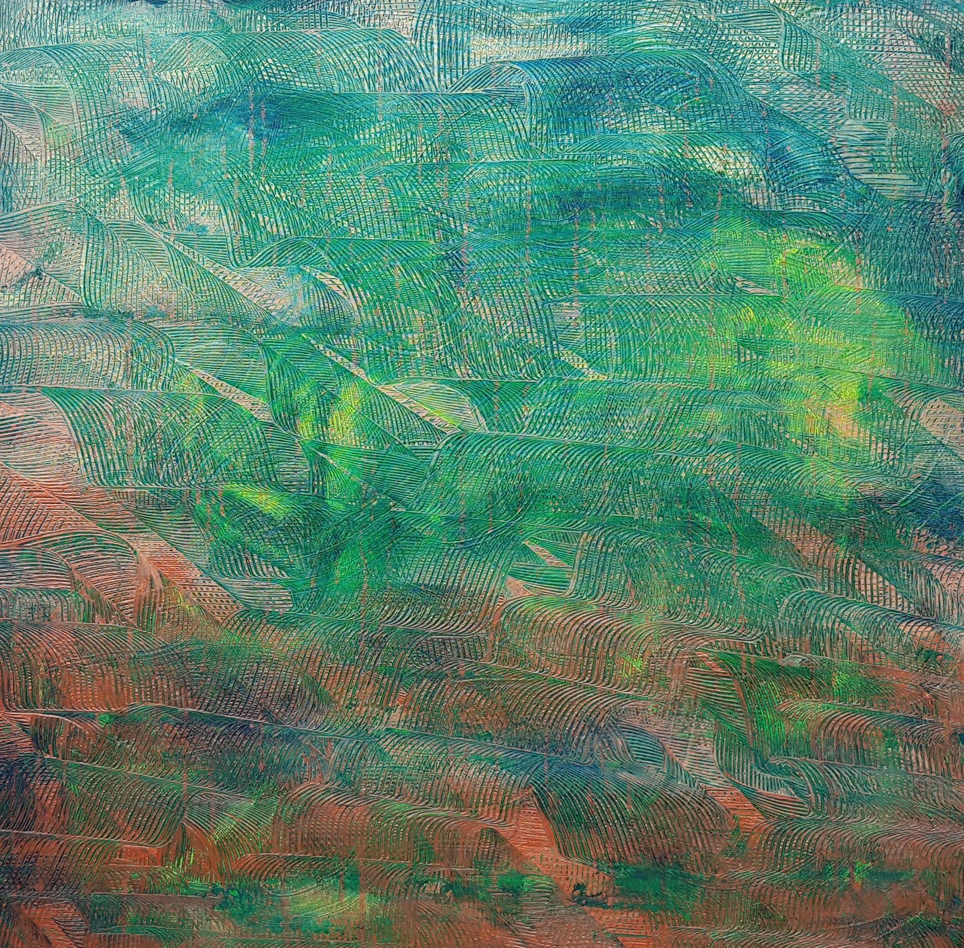 Vibrations of the Earth, Malerei, Acryl auf Leinwand