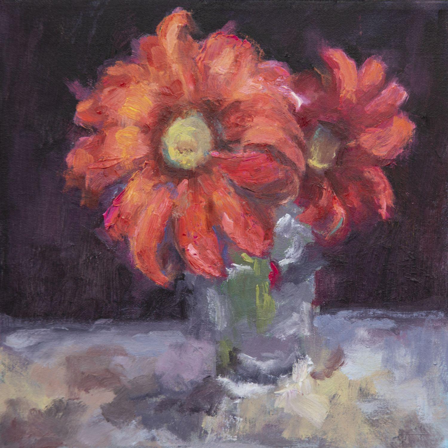 Whoops A Daisy, Gemälde, Öl auf Leinwand – Painting von Unknown