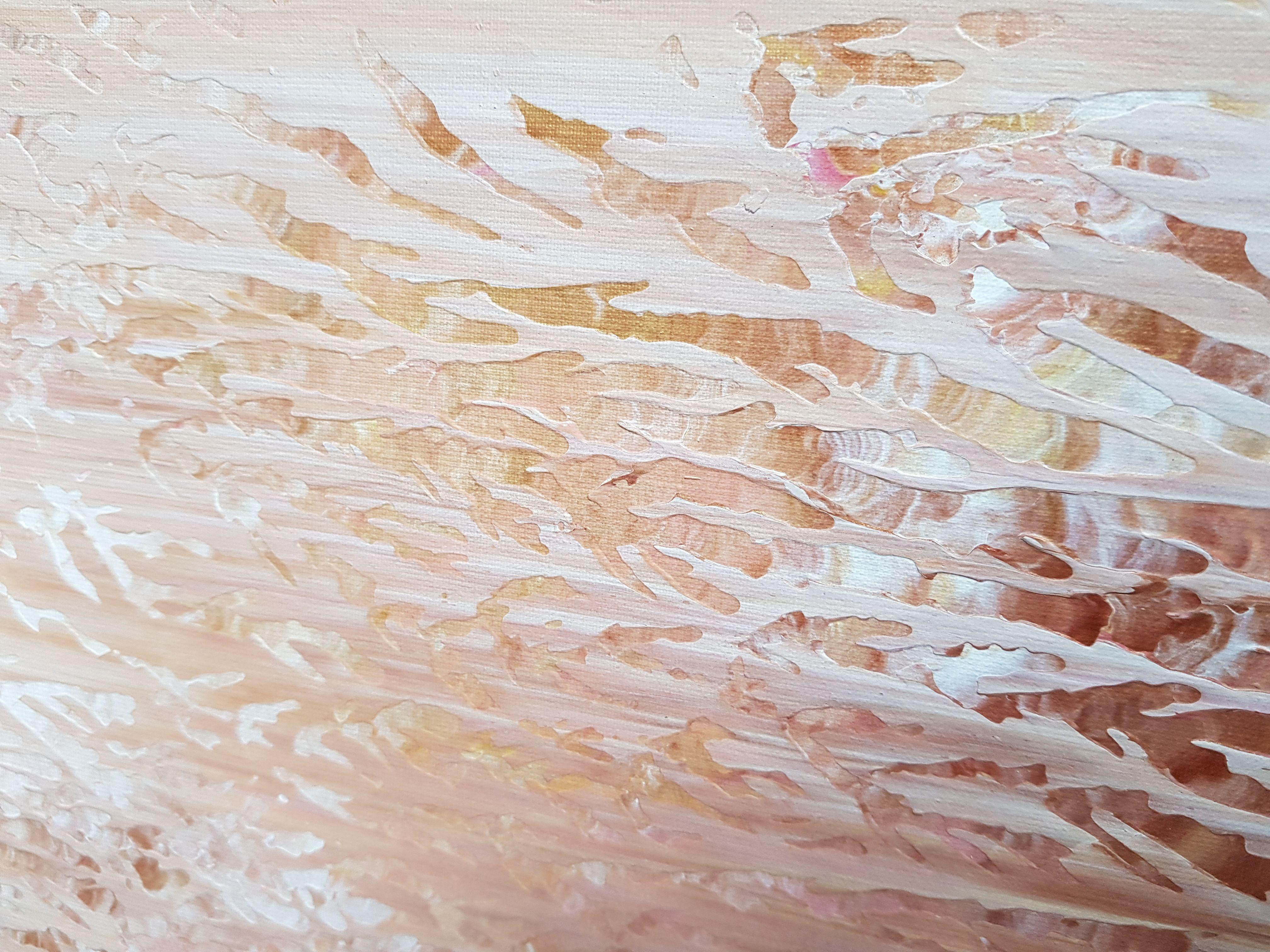 Tramonto d'inverno, Pittura, Acrilico su pannello MDF - Painting Astratto di Ivana Olbricht