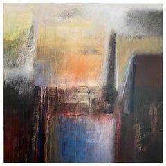 Ivanilde Brunow Pintura abstracta "París al atardecer"