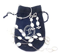 Ivanka Trump Bubble Diamond Crystal MOP Conjunto de collar, pulsera y pendientes de oro