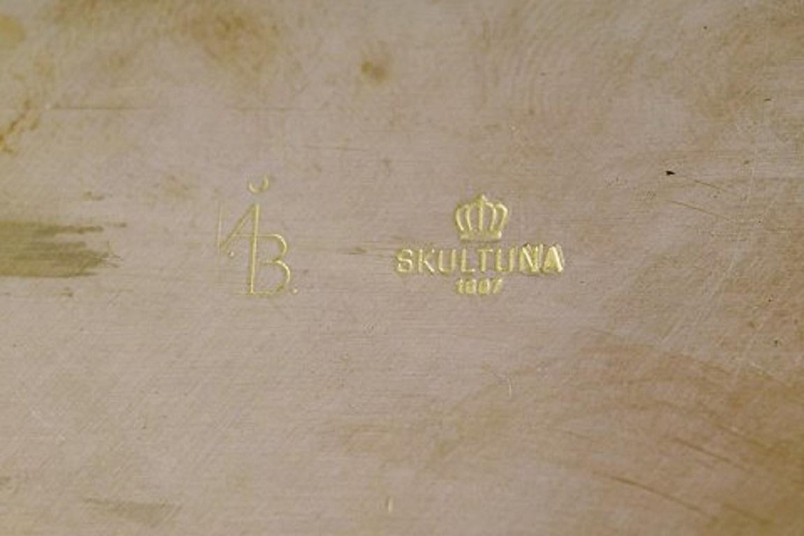Ivar Ålenius Björk for Skultuna, a Pair of Modernist Tatlin Vases in Brass 4