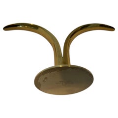 Ivar Ålenius Björk Brass Candlestick for Ystad-Metall, Sweden, 1950s