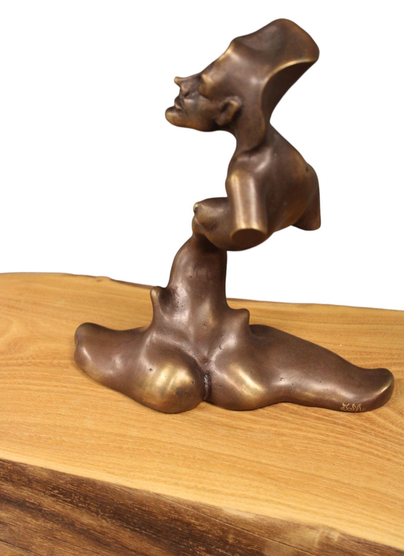 Ivars Miķelsons (1962) , Bronce H 31 cm; A 71 cm; P 20 cm - Sculpture de Ivars Mikelsons