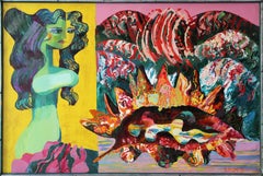 Una fábula antigua. 1971. Óleo sobre lienzo, 100x150 cm