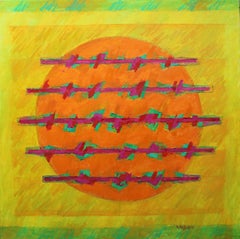 Proximity to the horizon  2011. Canvas, oil, 76.5x76.5 cm