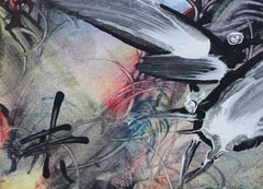 Oiseaux du clair de lune. 2003. Cardboard, technique d'auteur, 12, 6 x 17, 7 cm