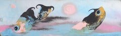 El pez. Cartón, acrílico, 18, 2 x 59 cm
