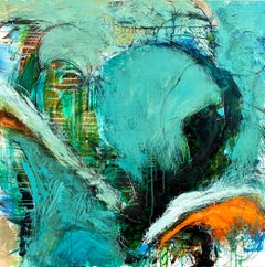 Moon River II Abstract Original Painting Large Modern Art Ready to Hang