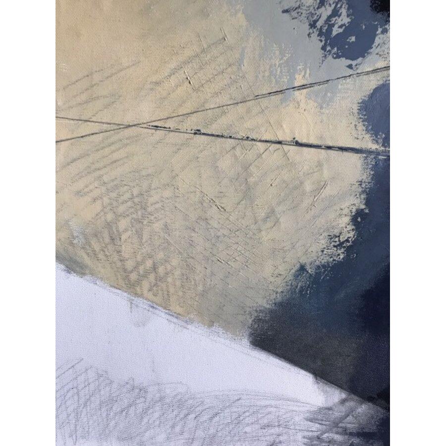 Air communications. 2010, Öl auf Leinwand, 80x100 cm (Schwarz), Abstract Painting, von Ivdra Antra
