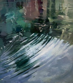 Lucerne. Mood. 2023. Oil on canvas, 70x62 cm. Signed