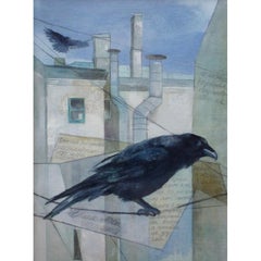 Raven. 2008, huile sur toile, carton, 40x28 cm