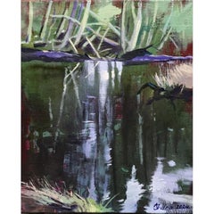 Swamp Studio. 2024, oil on canvas, 30x25 cm