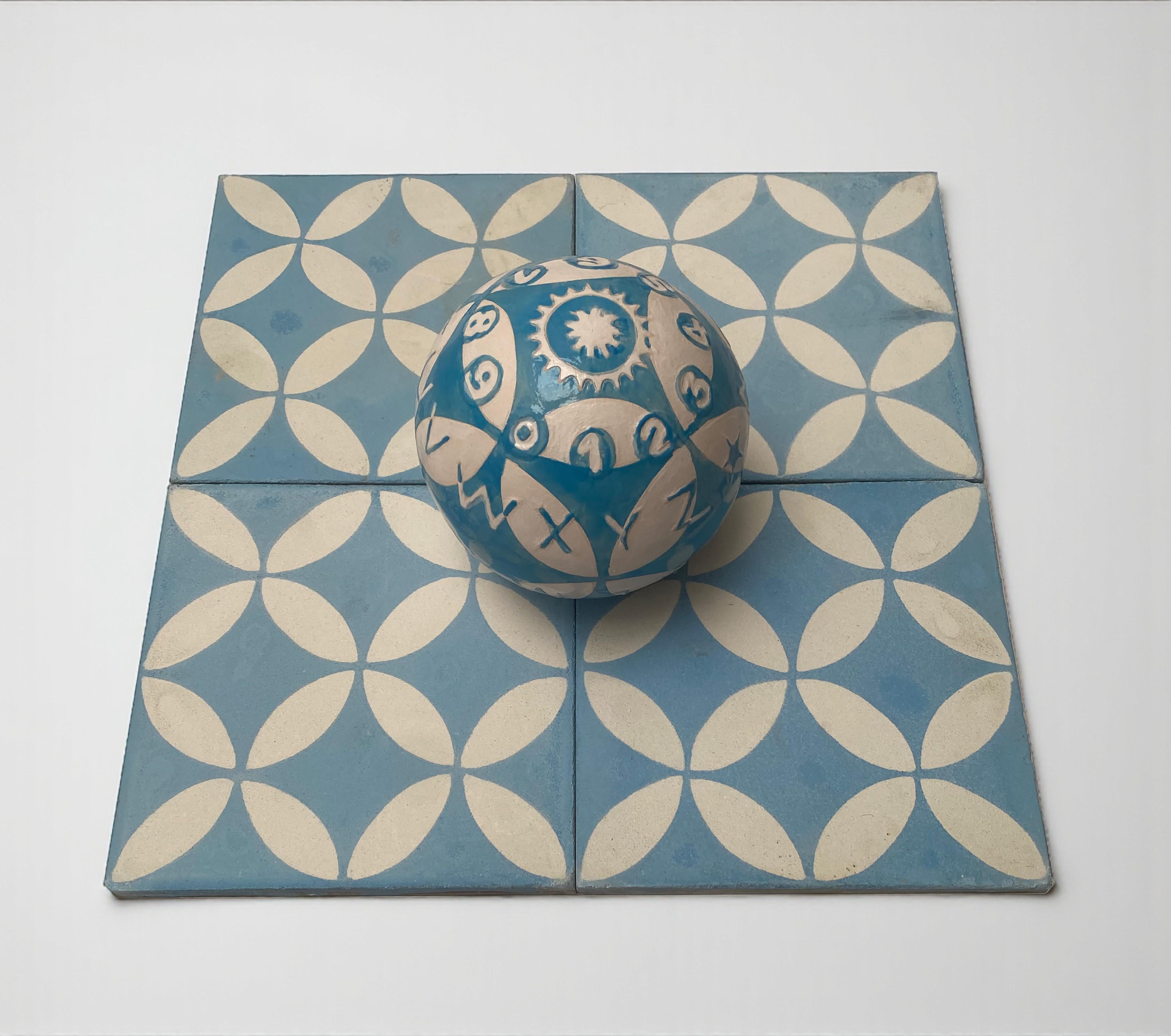 Memoria Entre Líneas Sculpture, Ceramic and Hydraulic Tile - Mixed Media Art by Iván Castiblanco