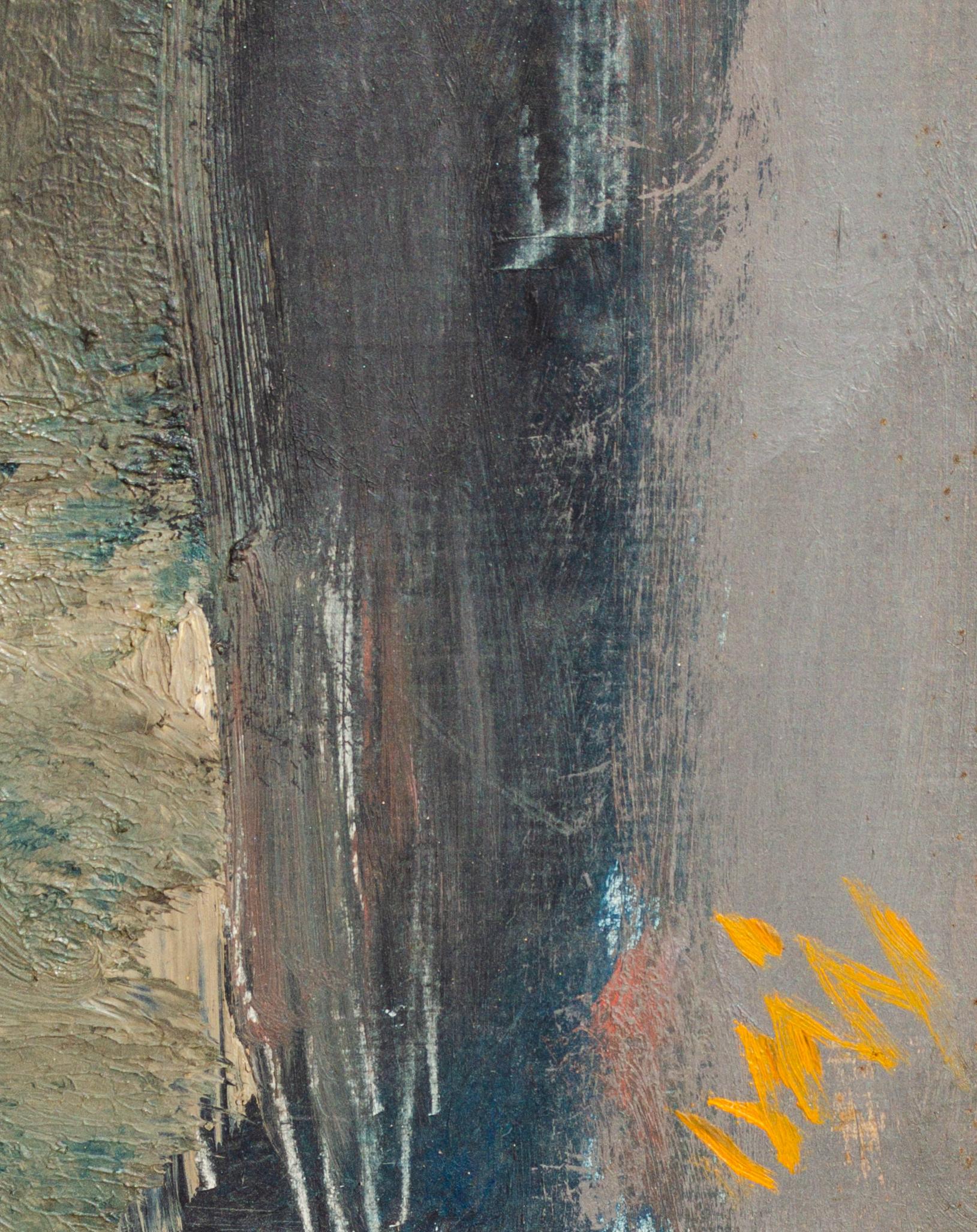 Iván Szilárd Pittura di conversazione modernista in vendita 2
