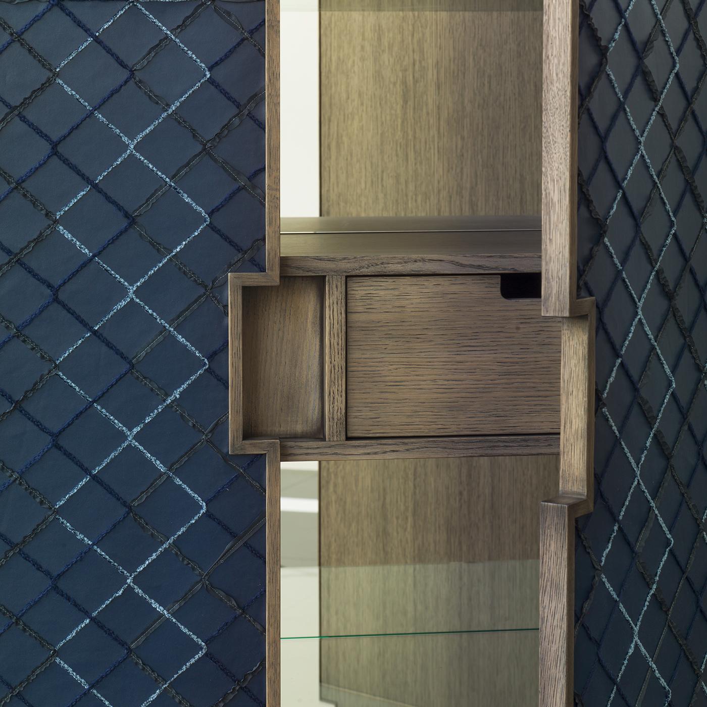 Modern Ivo Blue Cabinet by Chiara Provasi For Sale
