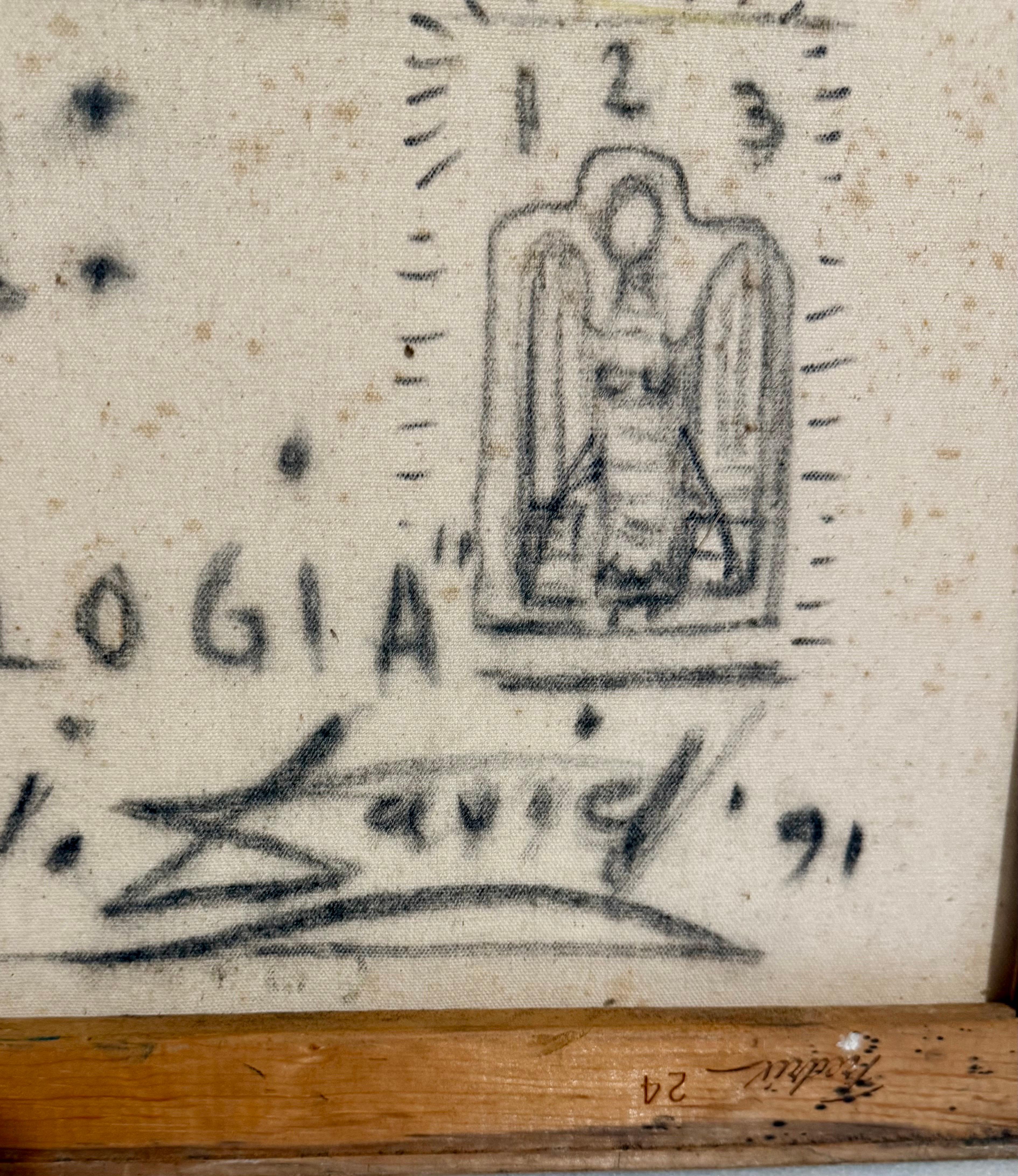 Italienisch-amerikanische surrealistische Ölgemälde Ivo David Trilogia Chromatischer Surrealismus im Angebot 13