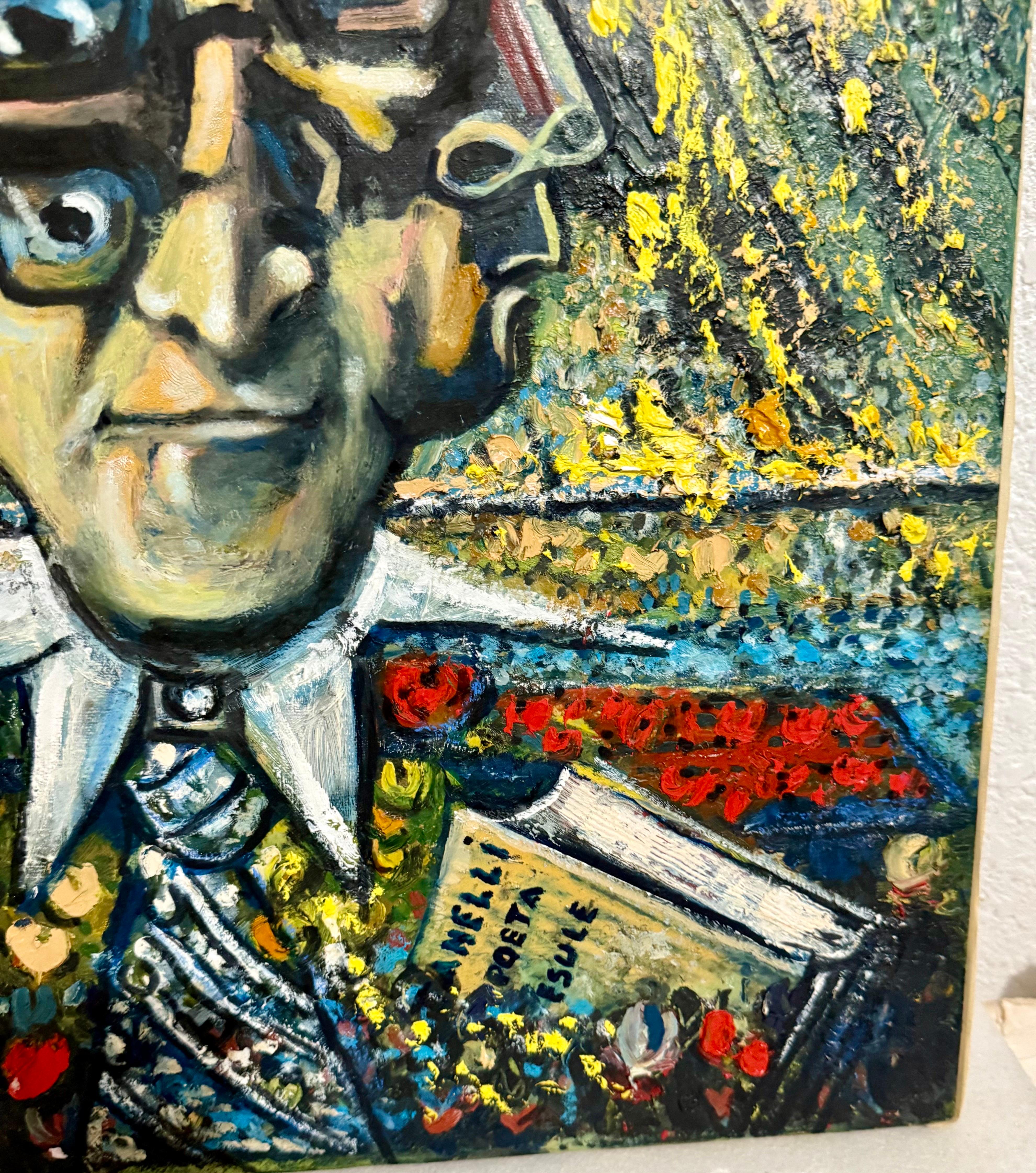 Italienisch-amerikanische surrealistische Ölgemälde Ivo David Trilogia Chromatischer Surrealismus im Angebot 3