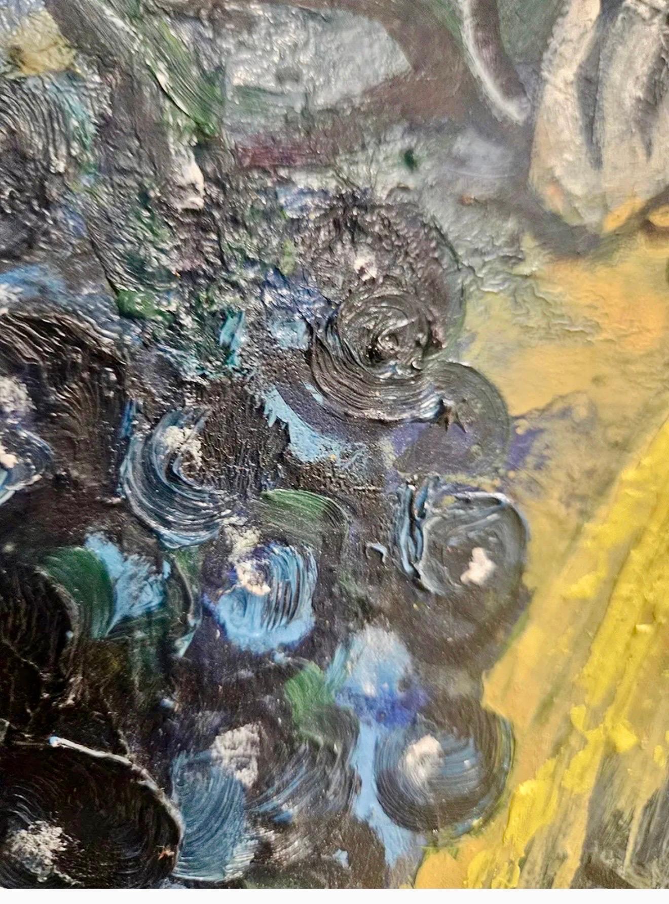 Italienisch-amerikanische surrealistische Ölgemälde Ivo David Trilogia Chromatischer Surrealismus im Angebot 4