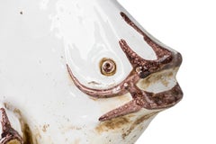 Ivo De Santis Gli Etruschi Grupo de peces de cerámica italiana de mediados de siglo Lámpara de mesa