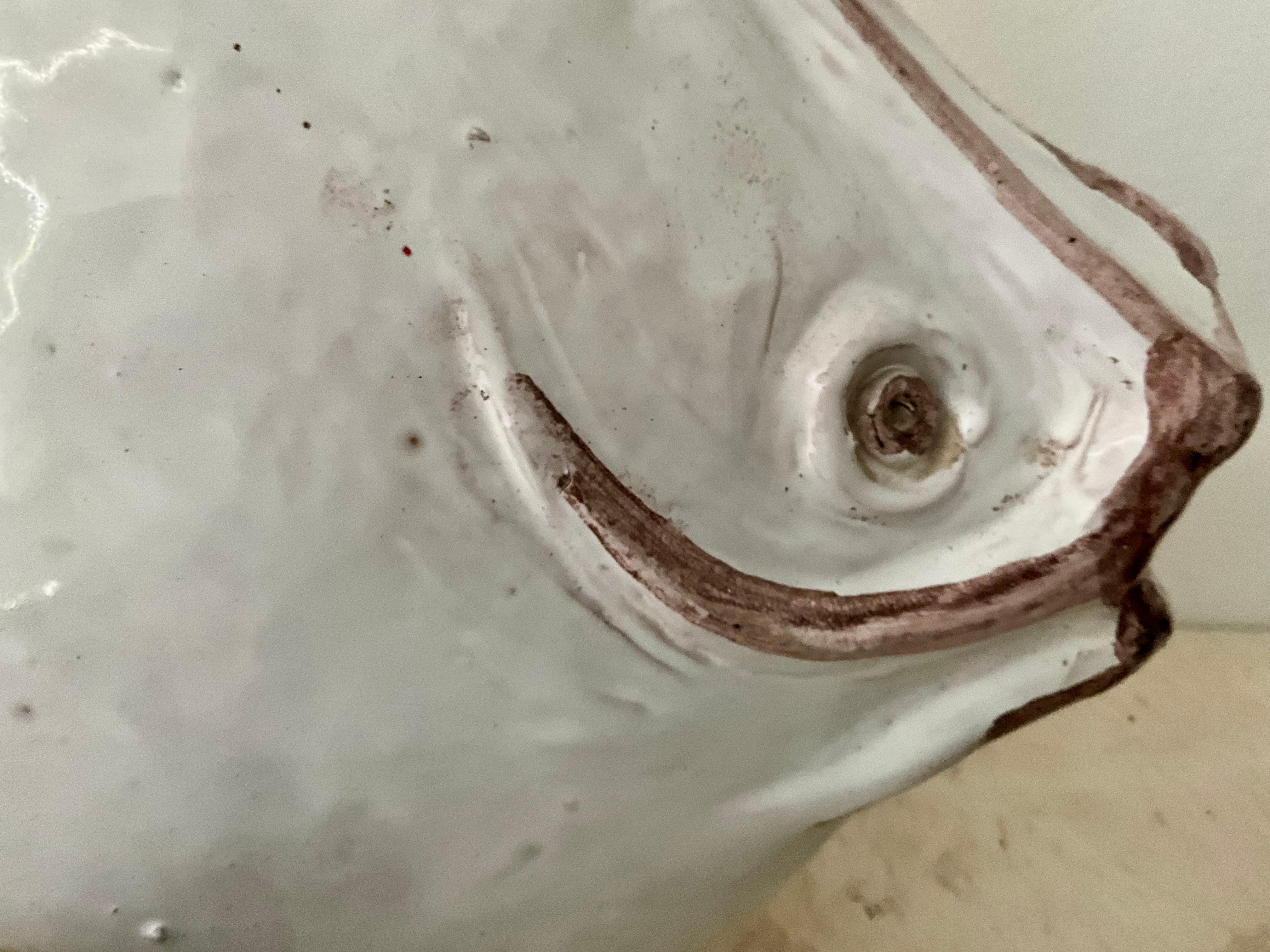 Ivo de Santos Ceramic Fish Lamp for Raymor - 1960s Studio Pottery For Sale 7