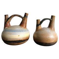 Ivo Sassi Italian Mid-Century Modern Design Ceramic Vases Set, 1950s