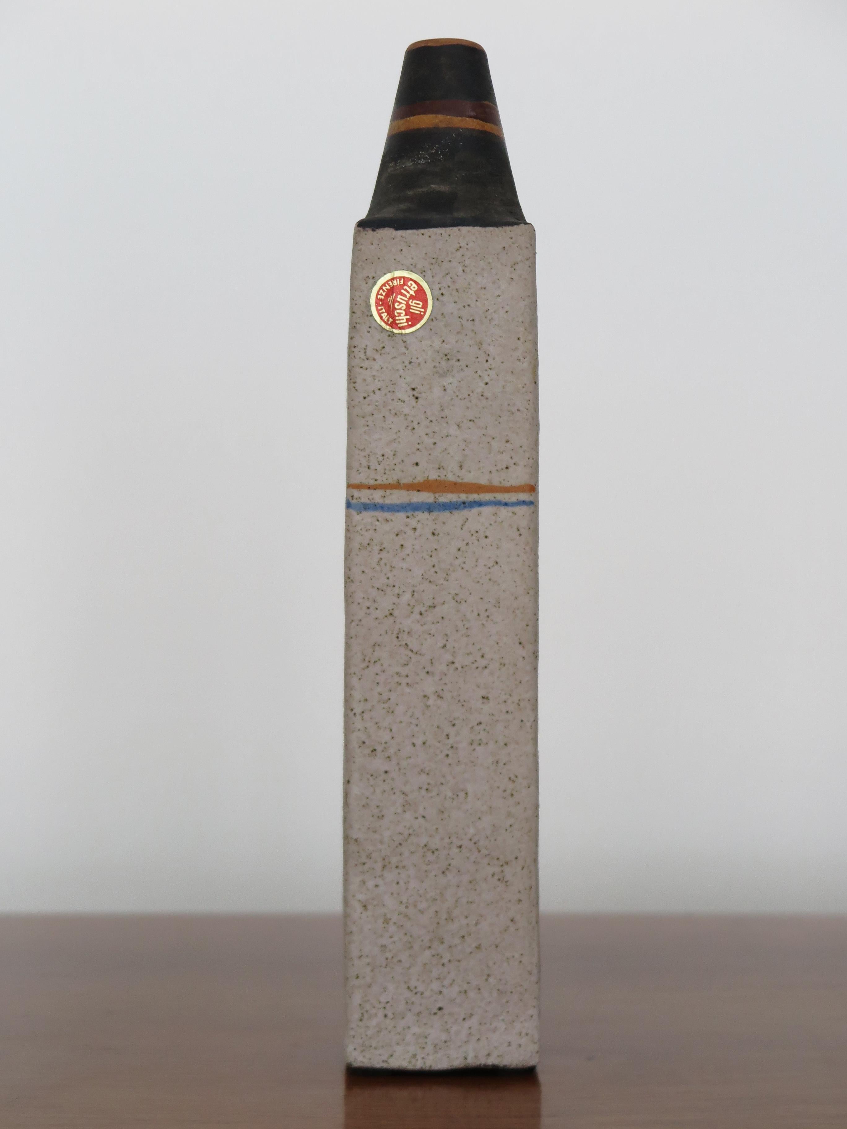Ivo Sassi Mid-Century Modern Design Italienische Keramik Vasen Flaschen Set, 1950er Jahre (Moderne der Mitte des Jahrhunderts) im Angebot