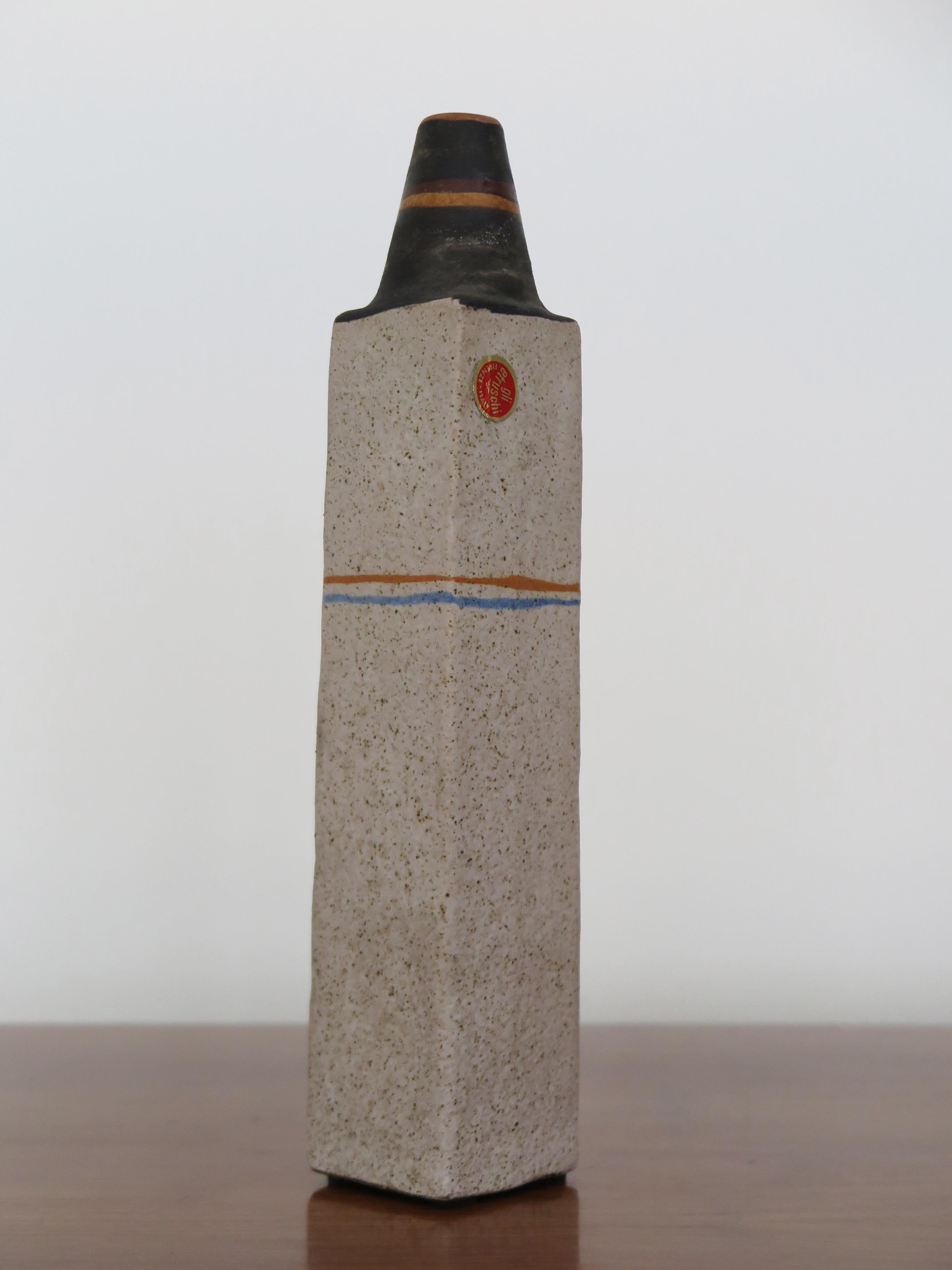 Ivo Sassi Mid-Century Modern Design Italienische Keramik Vasen Flaschen Set, 1950er Jahre im Zustand „Gut“ im Angebot in Reggio Emilia, IT