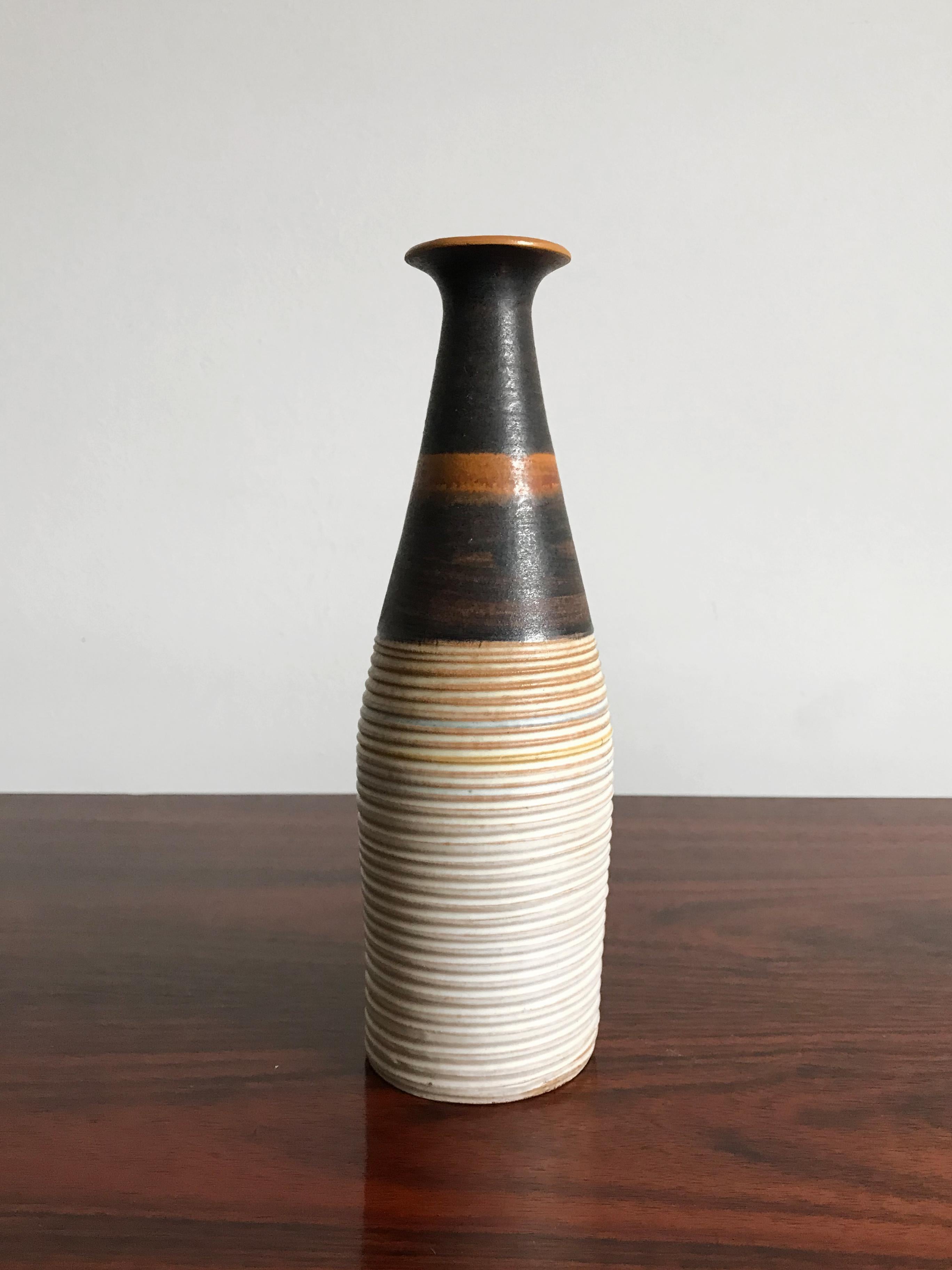 Italienisches Keramikvasen-Flaschen-Set von Ivo Sassi, Mid-Century Modern Design, 1950er Jahre im Angebot 7